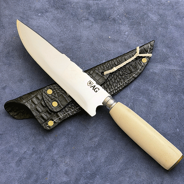Faca Churrasco 8" - Inox 420c - Cabo Tradicional