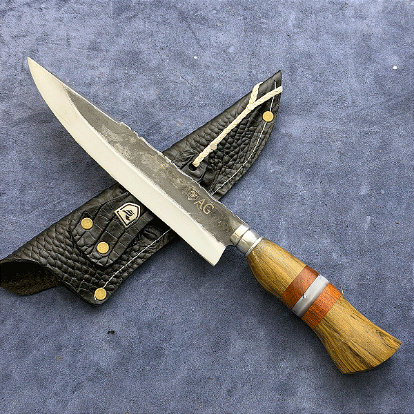 Faca Churrasco 8" - Carbono 1070 - Cabo Tradicional
