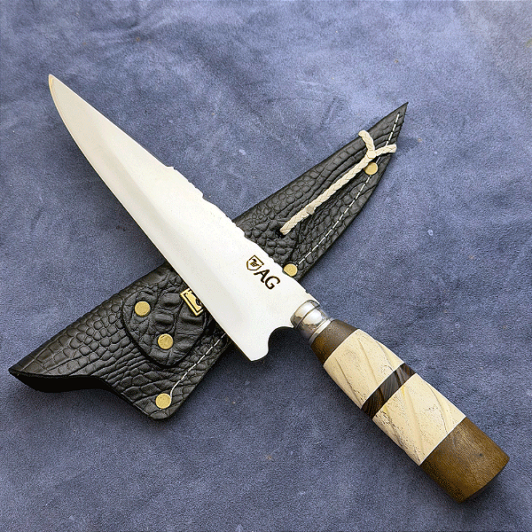 Faca Churrasco 8" - Inox 420c - Cabo Tradicional
