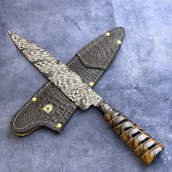 Damasco Pluma 10" - Cabo Premium