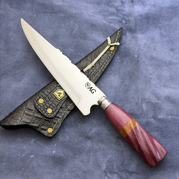 Faca Churrasco 8" - Inox 420c - Cabo Tradicional