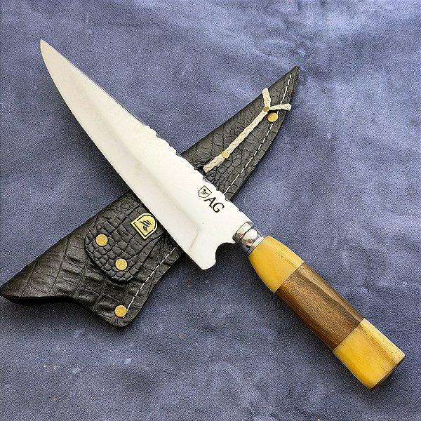 Faca Churrasco 8" - Inox 420c - Cabo Tradicional