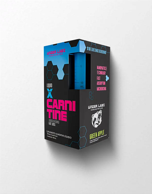 Termogênico Liquid X Carnitine - Red Fruits - 480ml - Under Labz