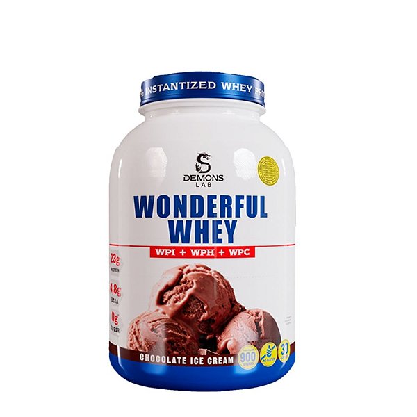 Wonderful Whey 3W - Chocolate Ice Cream - 900g Demons Lab