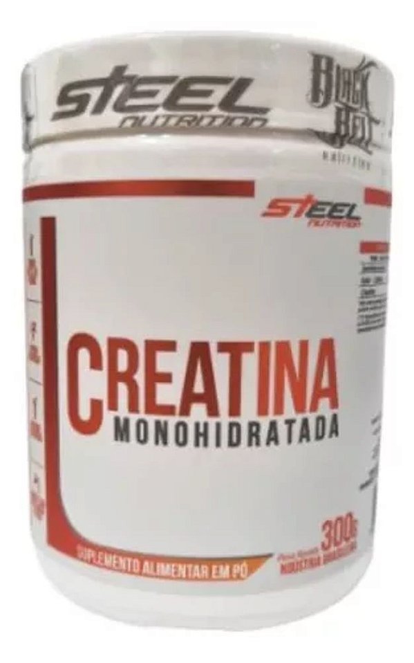 Creatina Monohidratada - 300g - Steel Nutrition