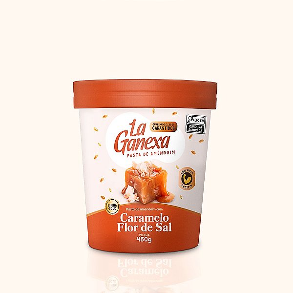 Pasta de Amendoim - Caramelo e Flor de Sal - 450g