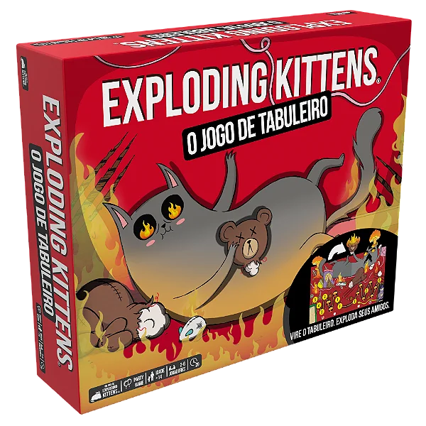 Exploding Kittens: O Jogo de Tabuleiro