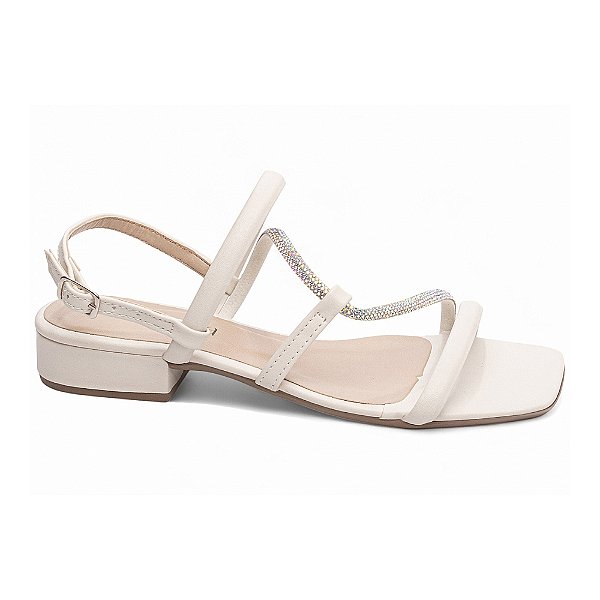 Sandália Feminina Salto Baixo