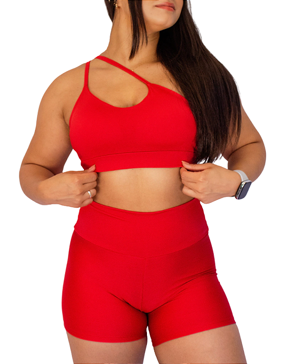 CONJUNTO OMBRO ÚNICO SHORT