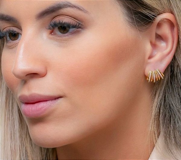 BRINCO LIGHTS BANHADO A OURO