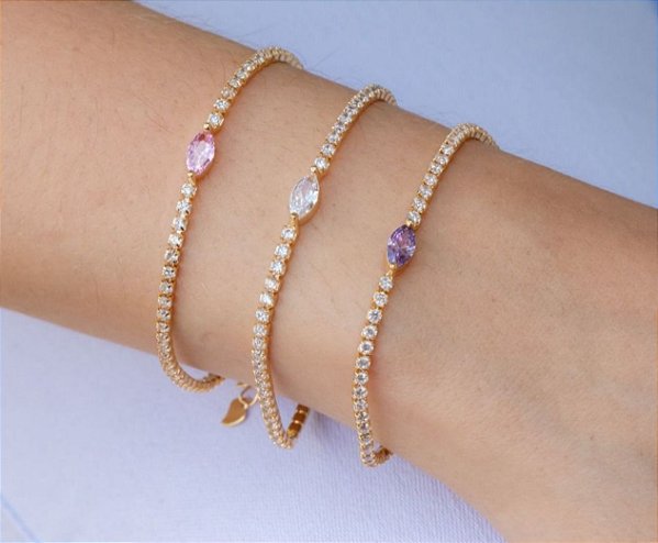 PULSEIRA LUZES BANHADA A OURO