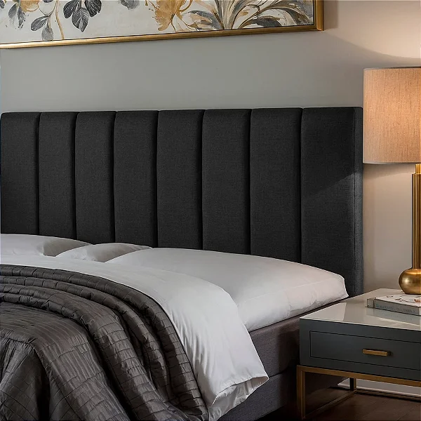 ENVIO FULL KIT 10 PLACAS DE CABECEIRA ESTOFADA AUTO COLANTE PARA CAMA SUPER KING