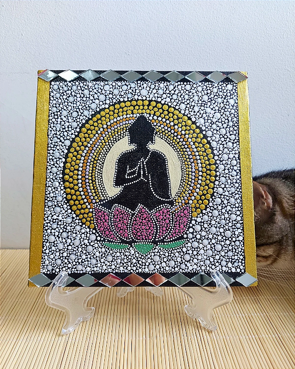 Mini Portal de Luz FLOR DE LÓTUS/BUDA 20 cm