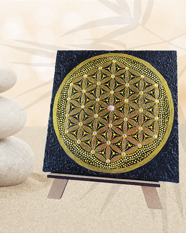 Mini Portal de Luz FLOR DA VIDA 20 cm