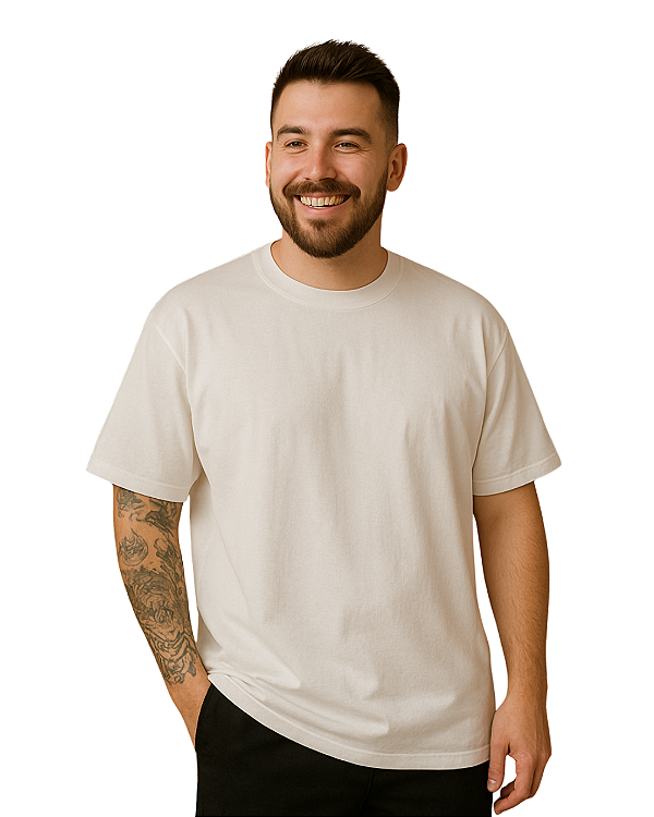 Camiseta Oversized 100% Algodão