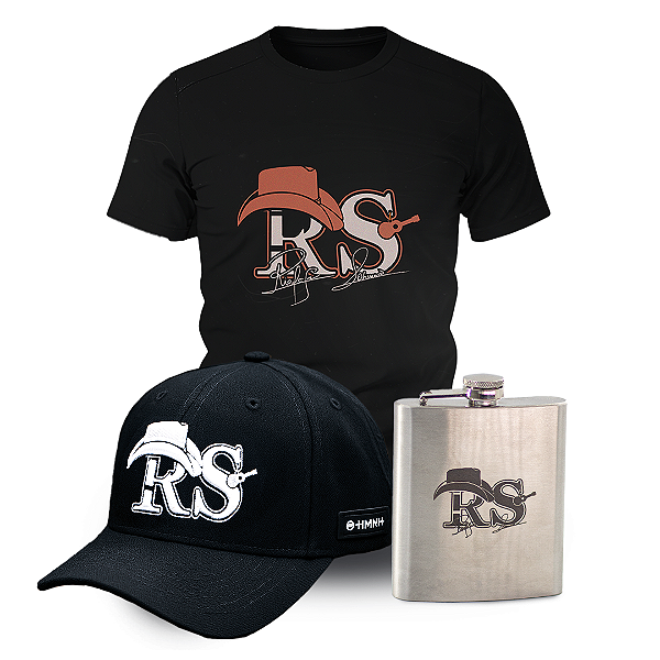 KIT RIONEGRO & SOLIMÕES – CAMISETA + BONÉ + CANTIL