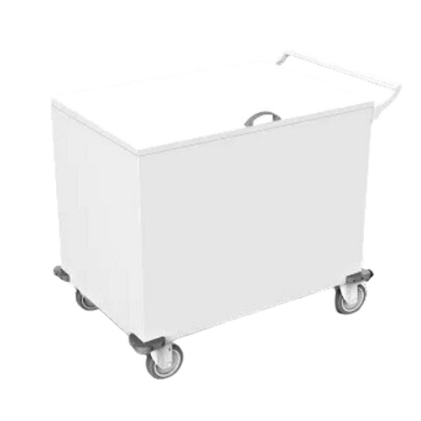 Carro para Transporte Hospitalar Epóxi com Tampa