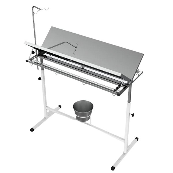 Mesa Calha Veterinária Articulável Epóxi