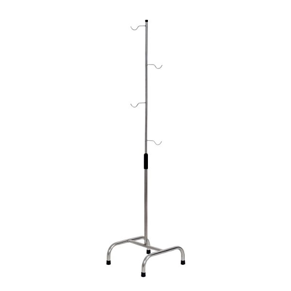 Suporte Para Soro Tubular Variável Inox