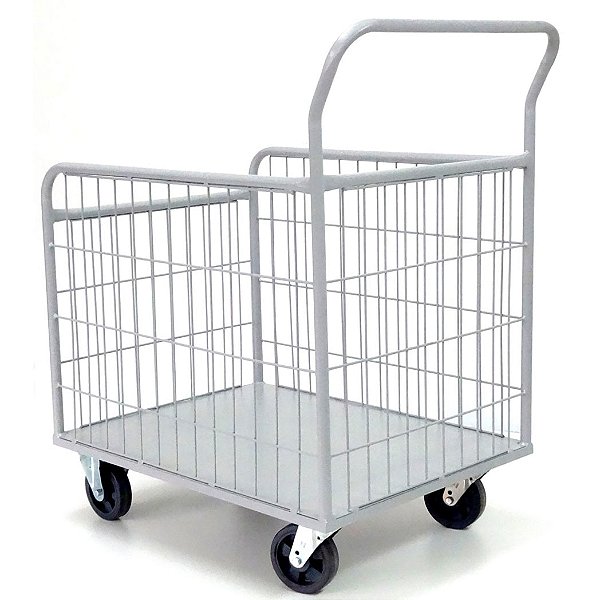 Carrinho Abastecimento Multiuso 250L Chapa Aço