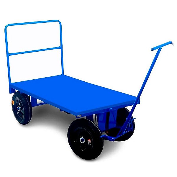 Carrinho Transporte Pesado 500 kg Chapa Aço