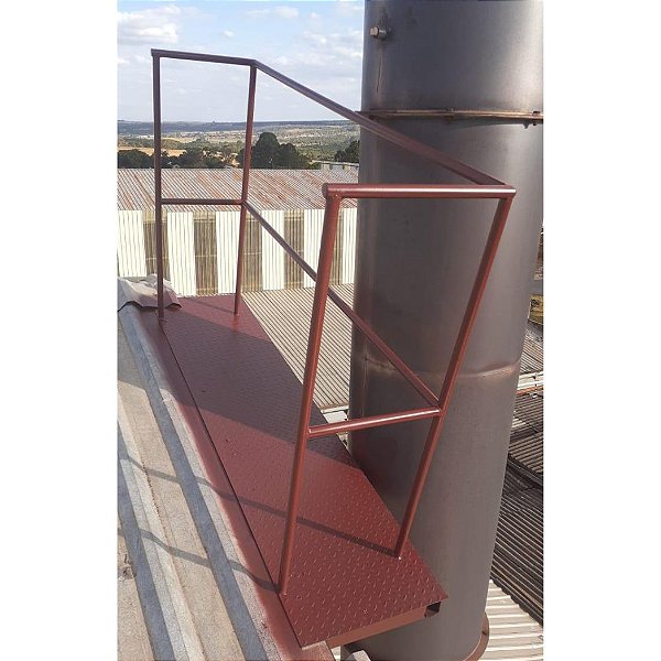 Plataforma de Serviço com Guarda-Corpo