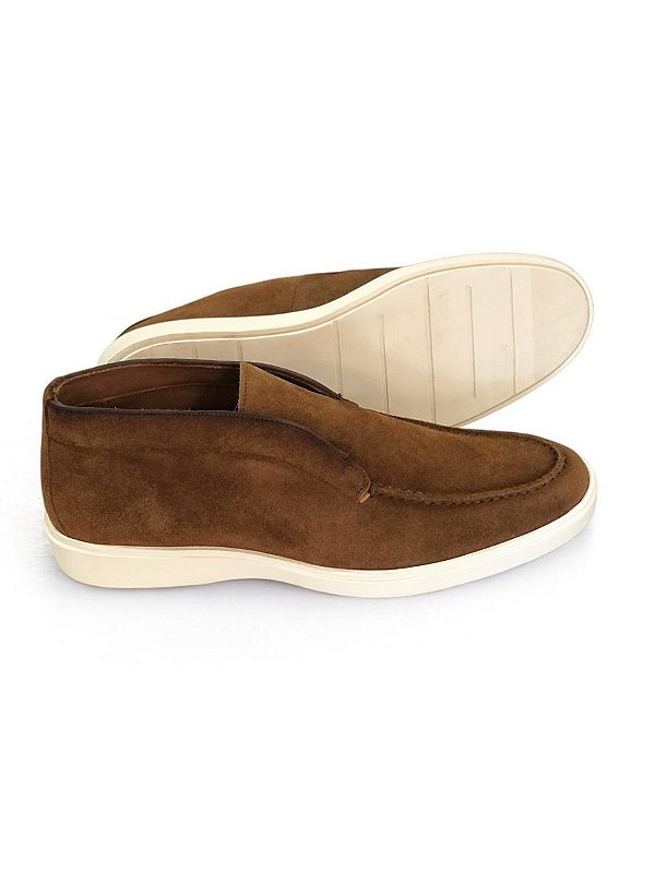 Bota Masculina Em Camurca Bourbon