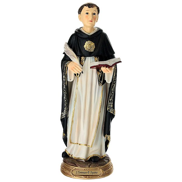 São Tomás de Aquino 20 cm resina