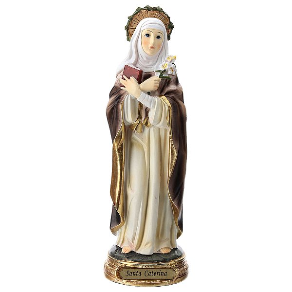 Santa Catarina de Siena resina 20 cm