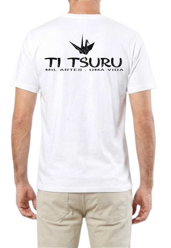 Camiseta - Branco Estonado - TiTsuru - Kuro Arte