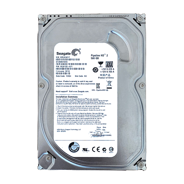 Disco Rígido HD Interno Seagate 500gb Pc Desktop + Cabo Sata