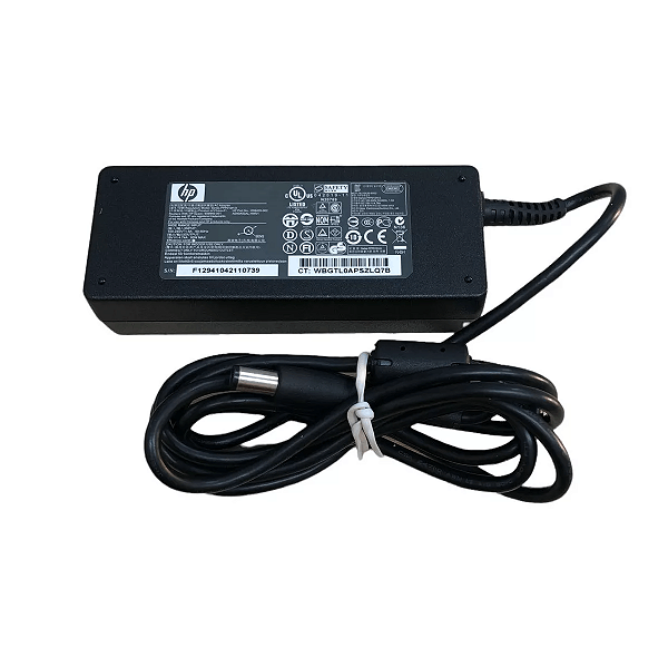 Fonte Carregador de Notebook Hp 90w 19v 4.74a Pino Agulha