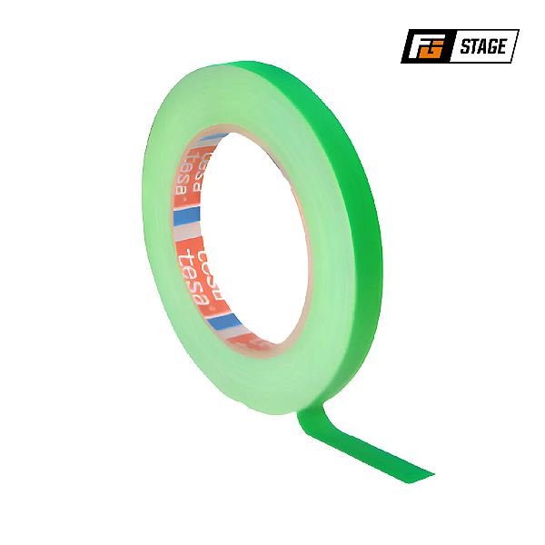 FITA GAFFER TESA 12MM X 25M VERDE FLUORESCENTE