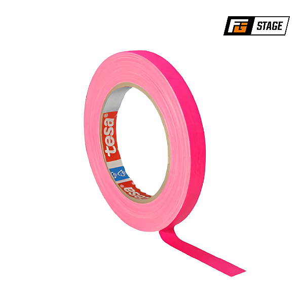 FITA GAFFER TESA 12MM X 25M ROSA FLUORESCENTE