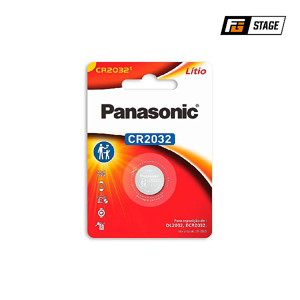 BATERIA PANASONIC LITIO CR2032