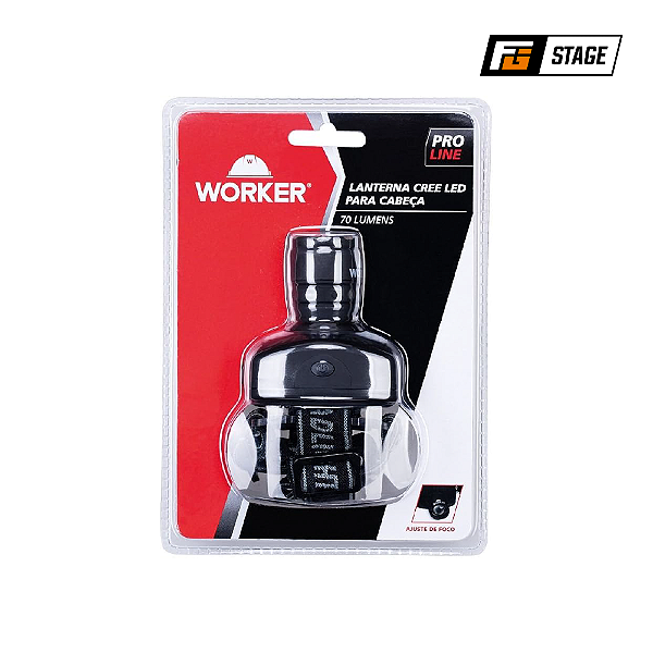 LANTERNA CABEÇA WORKER CREE LED