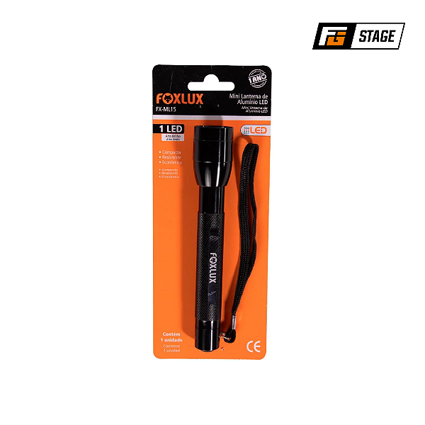 LANTERNA FOXLUX LED ALUMINIO