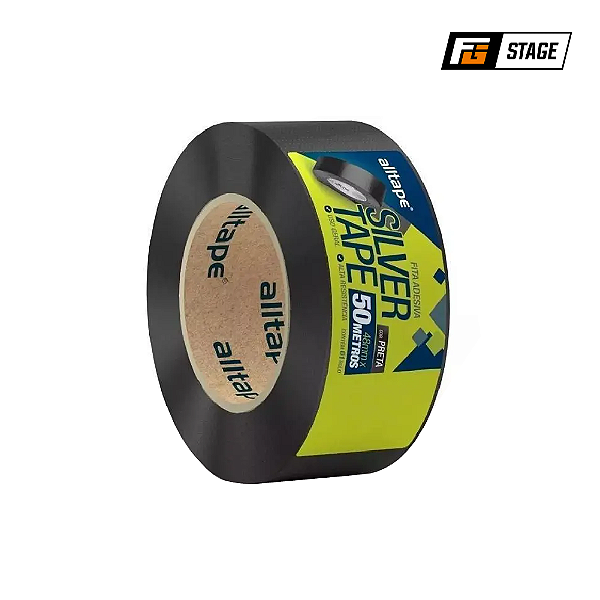 FITA DUCT TAPE 48MM X 50M PRETA