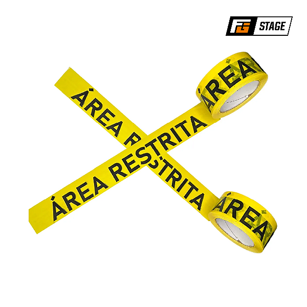 FITA ADESIVA AREA RESTRITA 48MM X 100M