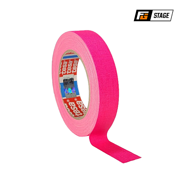 FITA GAFFER TESA 24MM X 25M ROSA FLUORESCENTE