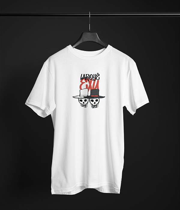 Camiseta Duas Caveiras - Estilo e Proteção | Exus Caveiras