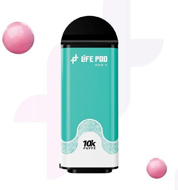 Refil Desc Life Pod Eco || 10.000 MINT BUBBLEGUM