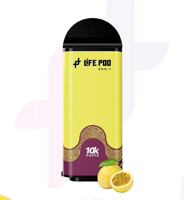 Refil Desc Life Pod Eco || 10.000 PASSION FRUIT ICE
