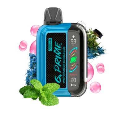 Pod Desc OXBAR G PRIME 25.000 WINTERGREEN BUBBLEGUM