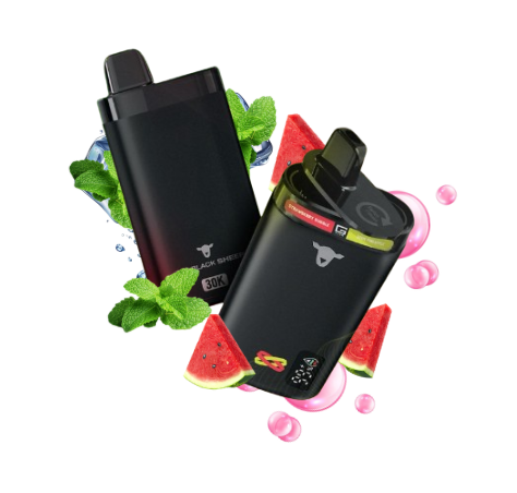 Pod Desc BLACK SHEEP 30K - FRESH MINT + WATERMELON BUBBLE