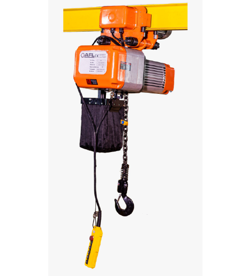 Talha Elétrica de Corrente – Com Carro Motorizado