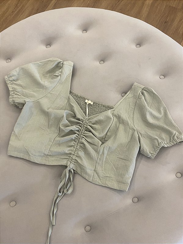 Cropped Plus Size Heli Fashion Verde