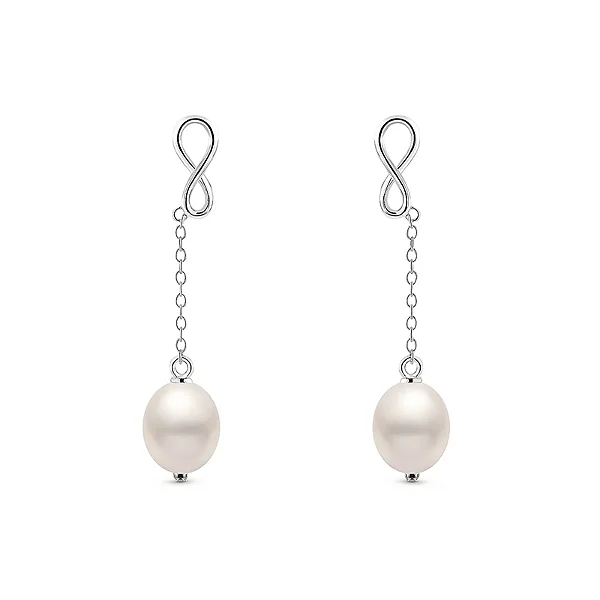 Brinco em Prata 925 com Pérola