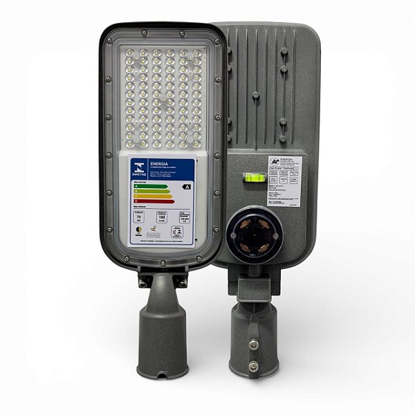 Luminária Pública 70W SMD 180lms/W 7 Pinos Telegestão Certificada T.C. 5000K