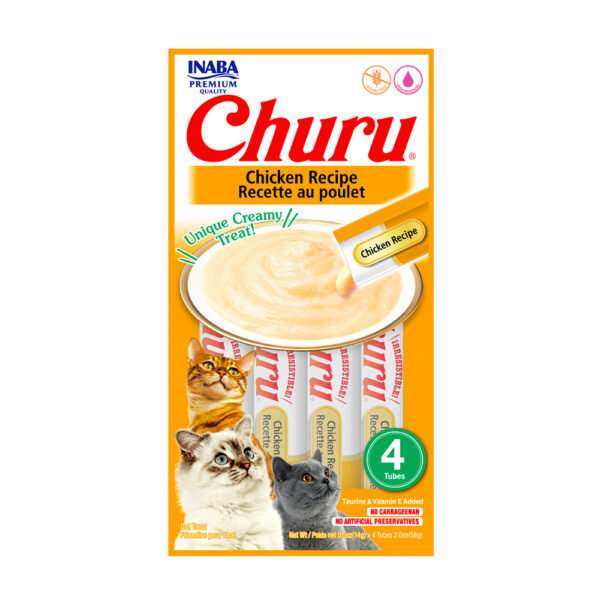 Patê Churu Frango p/ Gatos 4 Unidades de 56 g